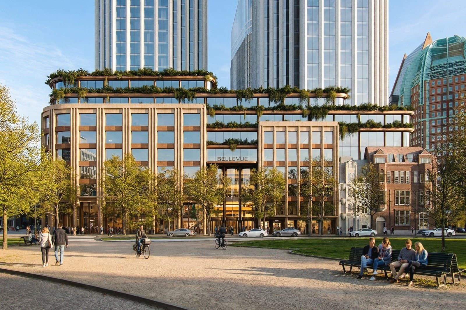 Bellevue seen from the Prinsessepark