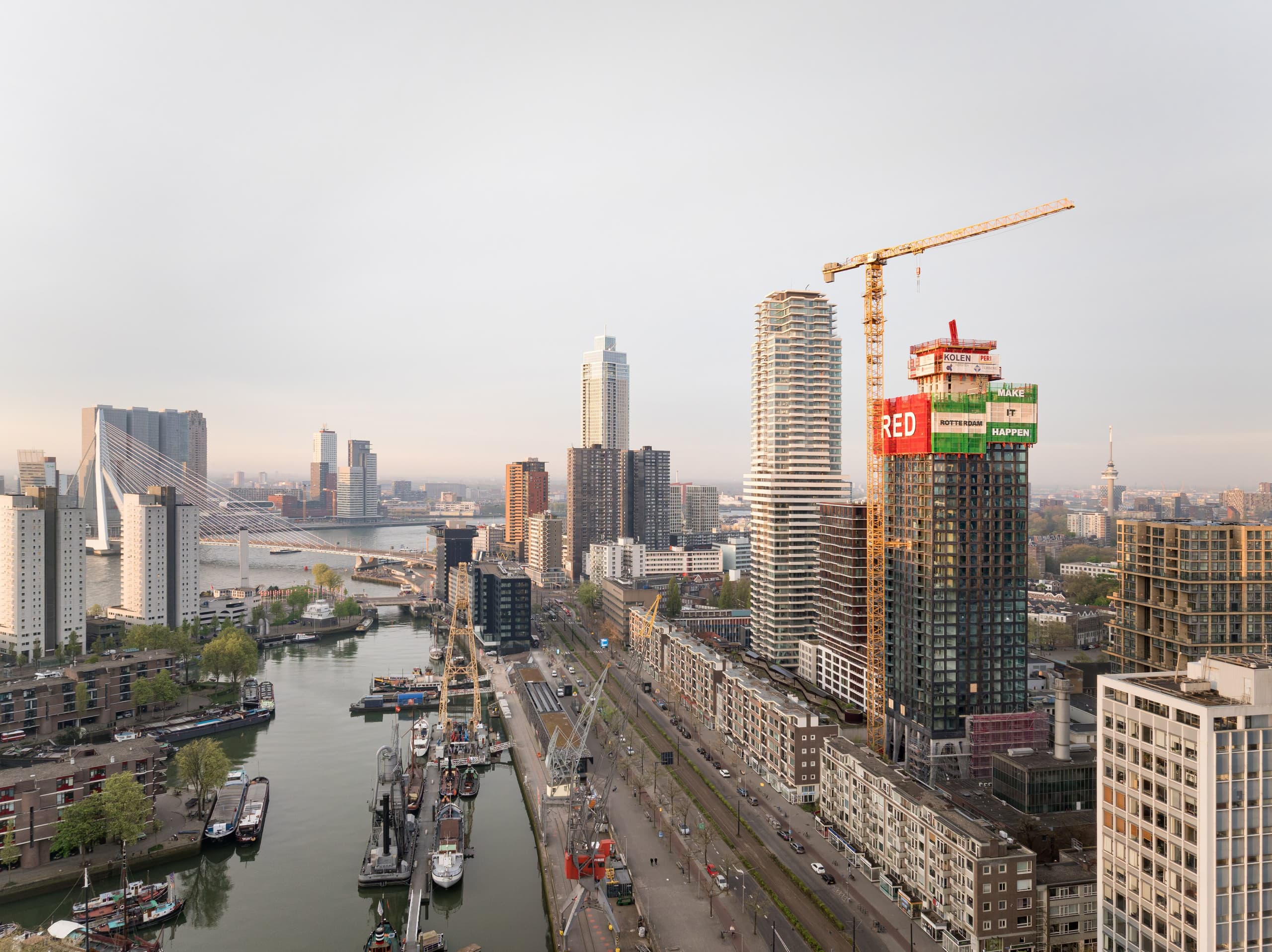 The BaanTower under construction