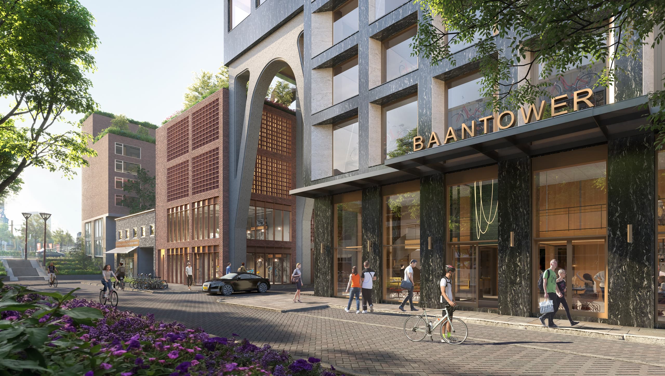 The BaanTower at street level
