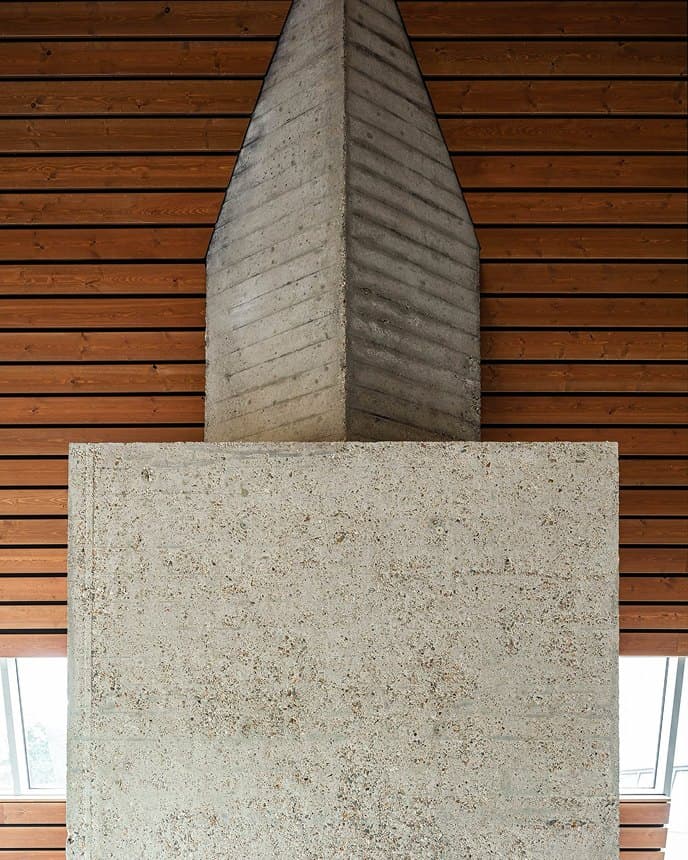 Restored concrete of the Bunker