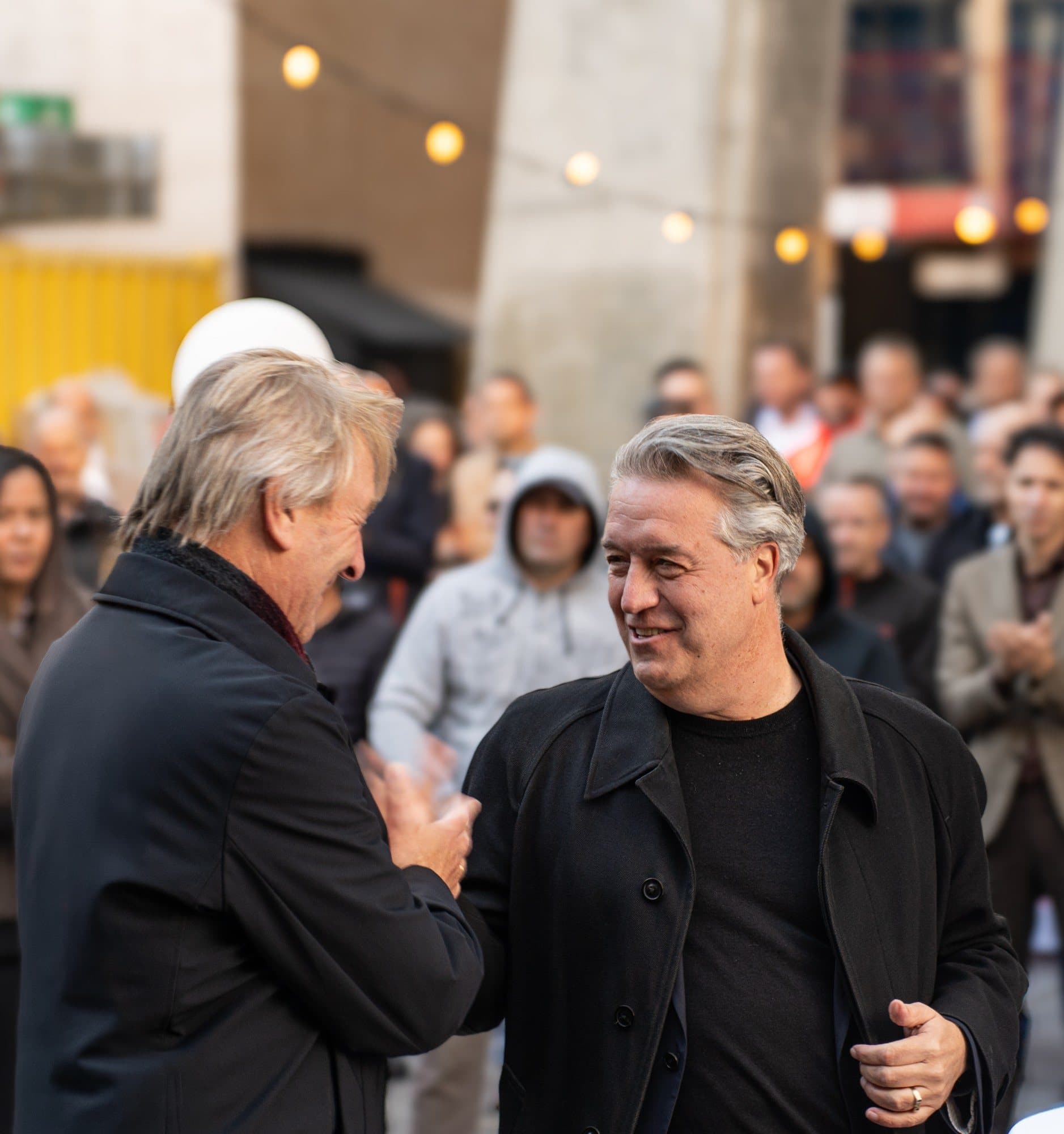 Nanne de Ru congratulated at the topping-out celebration of The BaanTower