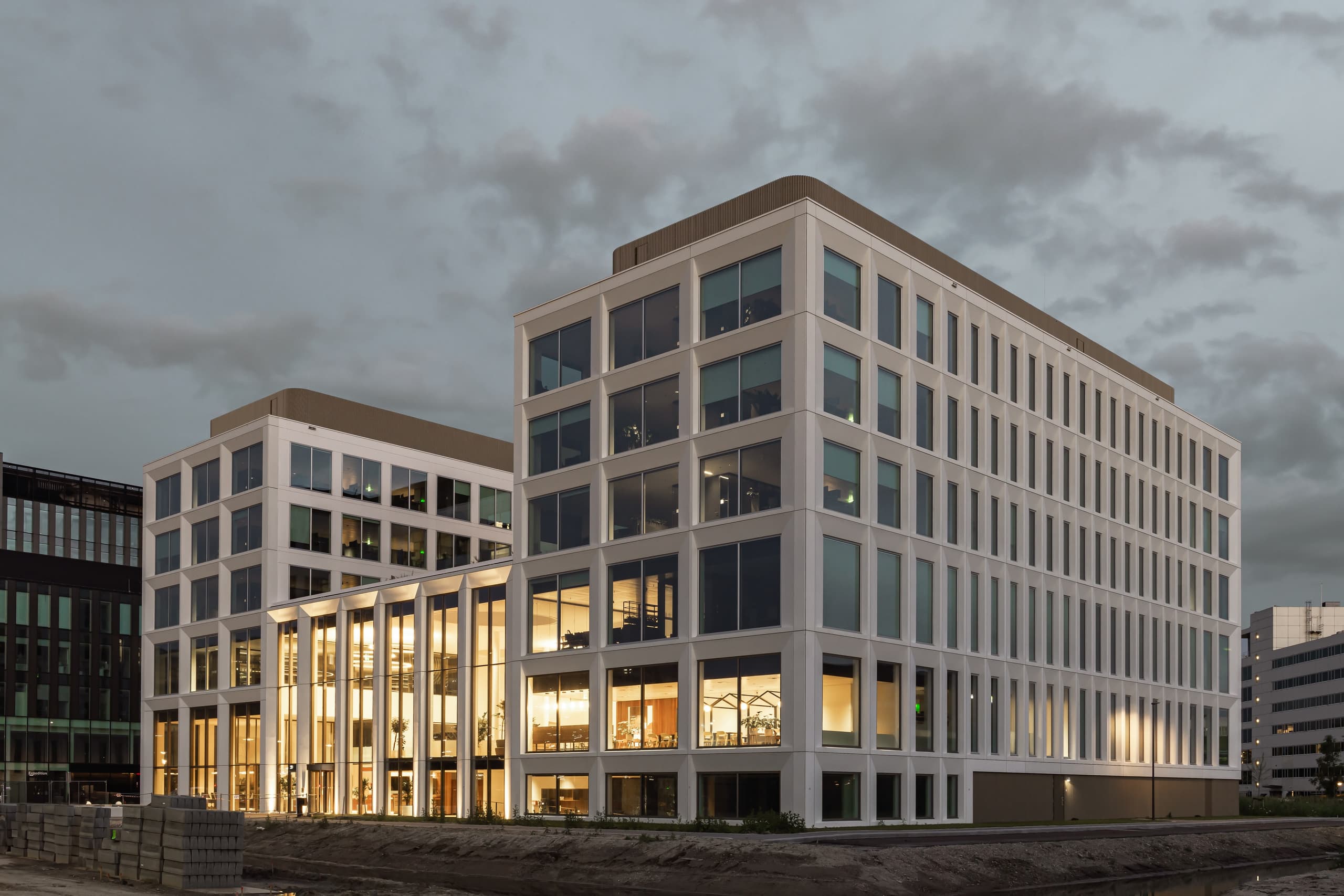The Janssen building on the Leiden Bio Science Park