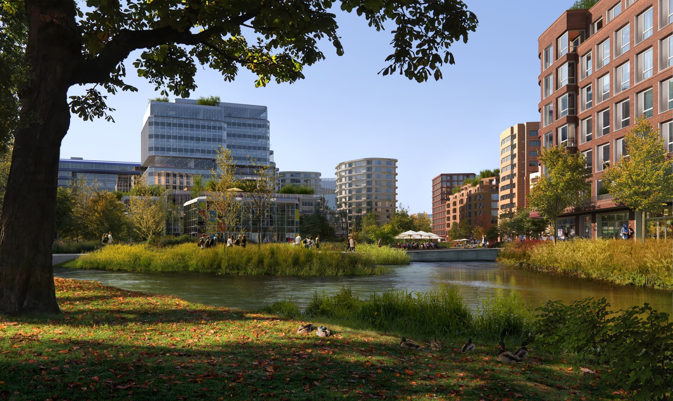 The urban park of Think District